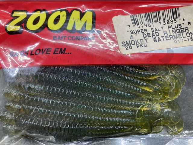 ZOOM ZBC 4"DEAD PINGER#SMOKEY WATERMLON(ò)