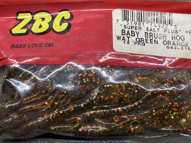 ZBC SUPER SALT PLUS BABY BRUSH HOG#WAT GREEN ORANGE(特価)