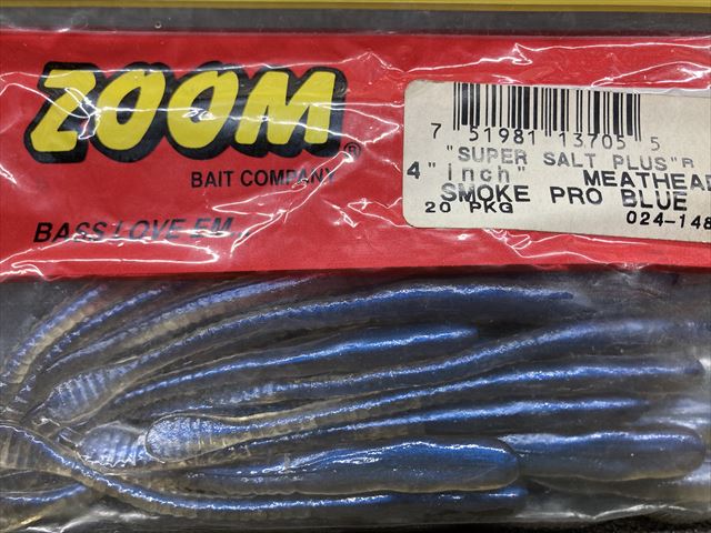 ZOOM SUPER SALT PLUS 4`ЎĎ͎Ď#SMOKE PRO BLUE